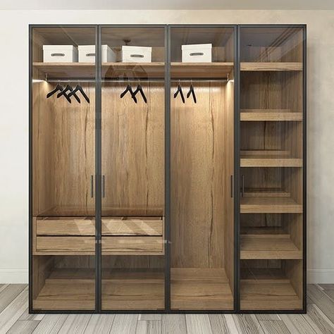 Closet Design Layout, Wardrobe Door Designs, Luxury Closets Design, Bedroom Cupboard Designs, Wardrobe Interior Design, تصميم للمنزل العصري, Closet Layout, Wardrobe Room, Closet Decor