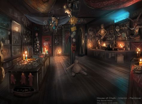 House of Chalk Art - The Secret World Art Gallery World Concept Art, Secret Hideout, Hidden Object Games, The Secret World, World Of Darkness, Hidden Objects, Modern Fantasy, Environment Design, Fantasy Rpg