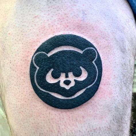 Edmonton Tattoo | Fun little chicago cubs logo frim before the shutdown, cant wait to get back to it! . . . . #traditionaltattoo #trad #tradtattoo… | Instagram Chicago Cubs Tattoo, Edmonton Tattoo, Cubs Tattoo, Cubs Logo, Tattoo Time, Time Tattoos, Blackwork Tattoo, Chicago Cubs Logo, Chicago Cubs