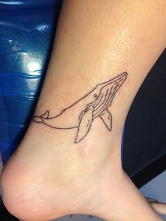 Simple Whale Tattoo, Humpback Whale Tattoo, Seashell Tattoo, Seashell Tattoos, Whale Tattoo, Bts Tattoos, Whale Tattoos, Ocean Tattoos, Tattoo Simple