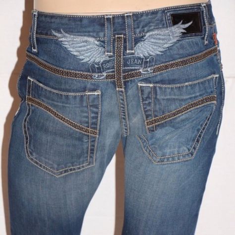 Brand New Men's Robin's Jean ! 100% Authentic! Made In Usa! Item Does Not Come With Tags/Gold Wings! Real American Jeans Designed In The City Of Angels Robin's Jean Is Known For Its Unique And Antique Style Style #D5471ind Studs Embellished 5 Pockets Construction Belt Loops Embroidered Wings Logo 34" Inseam Zip Fly Button Closure 100% Cotton Machine Wash. Robin Jeans, American Jeans, Studded Jeans, Wings Logo, City Of Angels, Mens Straight Jeans, Designer Jeans, Dream Clothes, New Man