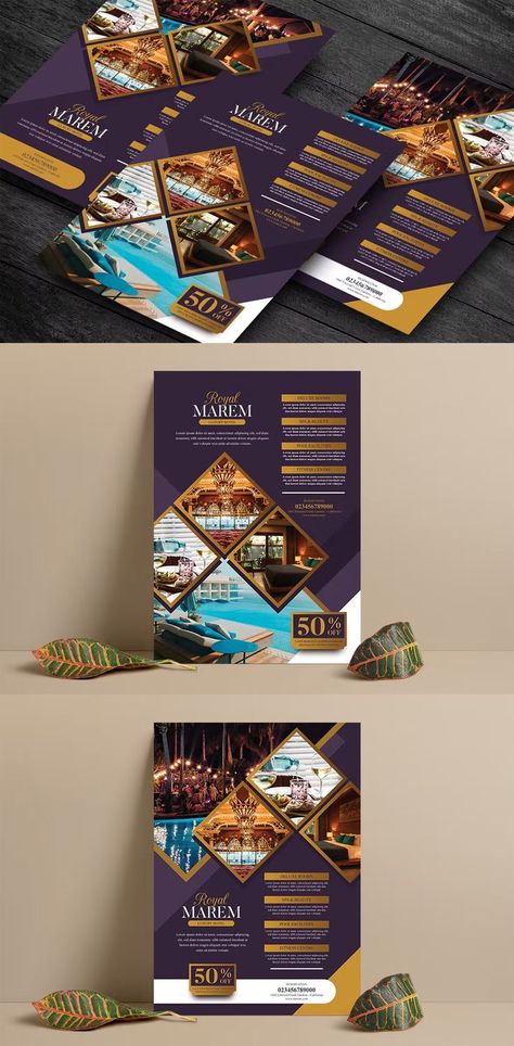 Hotel Ads Design, Hotel Flyer Design, Hotel Brochure Design, Hotel Marketing Design, Resort Poster, Hotel Poster, Hotel Ads, Conference Hotel, Promo Flyer