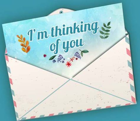 Deliver a letter to a close friend to let them know they are on your mind! #thinkingofyou #letter Morning Hugs, Sympathy Messages, Im Thinking About You, Letter To Yourself, Saying Sorry, Out Of My Mind, Have A Beautiful Day, Wishes For You, Get Well Cards