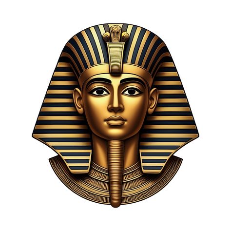 Egypt Gods Art, King Tut Mask, Egypt Gods, Japanese Back Tattoo, Gods Art, Ancient Kings, Egypt Jewelry, Image King, Photoshop Design Ideas