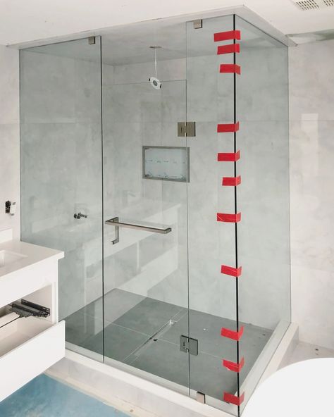 Corner Shower Glass Doors: Best Shower Door Company | Shower Lagoon Bathtub Glass Panel, Corner Shower Ideas, Glass Office Doors, Glass Corner Shower, Shower Glass Doors, Glass Bathtub, Glass Wall Office, Interior Updates, Glass Wine Cellar