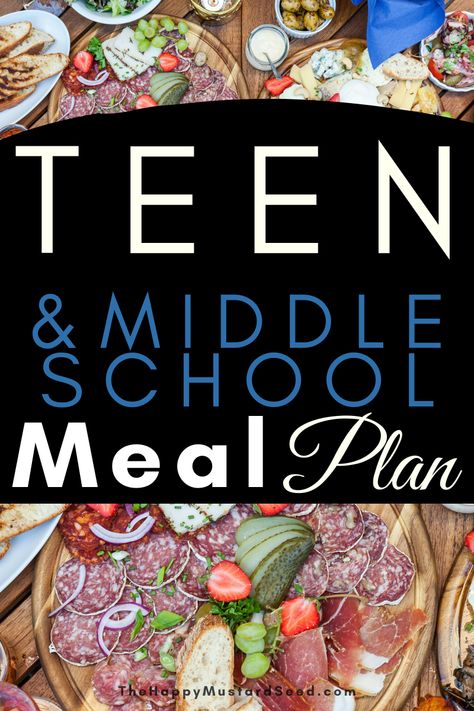 How To Meal Plan For Middle School And Teenage Kids via @karlaharmer Healthy Sport Snacks, Meal Plan Schedule, Athlete Meal Plan, Weight Gain Meals, Weight Gain Meal Plan, Summer Meal Planning, Healthy School Lunches, Kids Meal Plan, Summer Lunch