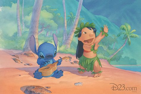 Lilo And Stitch 2002, Good Animated Movies, Cartoon Drawings Disney, Ugly Dogs, Disney Artists, Lilo Y Stitch, Disney Gif, Animation Studios, Disney Concept Art