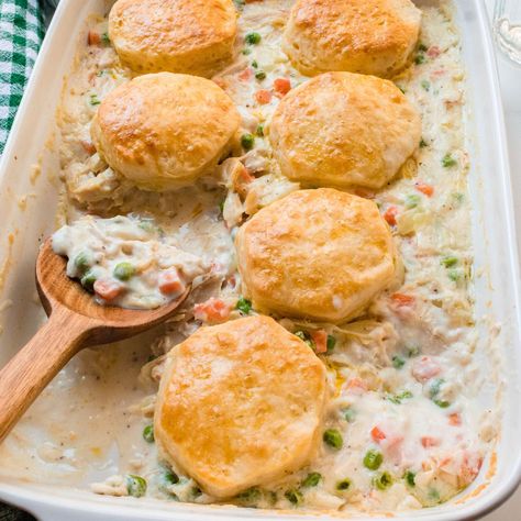 Potpie With Biscuits, Chicken Pot Pie Crescent Rolls, Pot Pie Crescent Rolls, Chicken Pot Pie Pillsbury, Pillsbury Chicken Pot Pie, Chicken Pot Pie Recipe With Biscuits, Chicken Pot Pie With Biscuits, Biscuit Pot Pie, Gluten Free Chicken Pot Pie