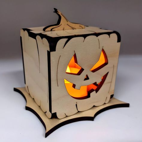 Create engaging layered paper ornaments that add charm to any occasion! Perfect as gifts or festive decorations, these Cricut projects are sure to impress everyone around you. Laser Ideas Projects, Halloween Laser Cut Ideas, Laser Cut Projects, Scary Halloween Decorations Diy, Led Tea Light Candles, Tea Light Lanterns, Homemade Halloween Decorations, Laser Cut Wood Crafts, Halloween Templates