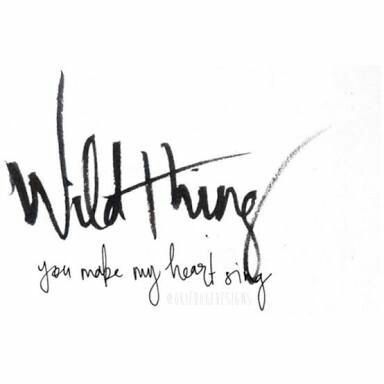 WiLd at HeArt Wild Thing You Make My Heart Sing, Life Is Good Tattoo, Best Tattoo Quotes, Scorpio Style, Font Writing, Lots Of Dogs, Handwritten Quote, Purple Tattoos, Tattoo Quotes About Life