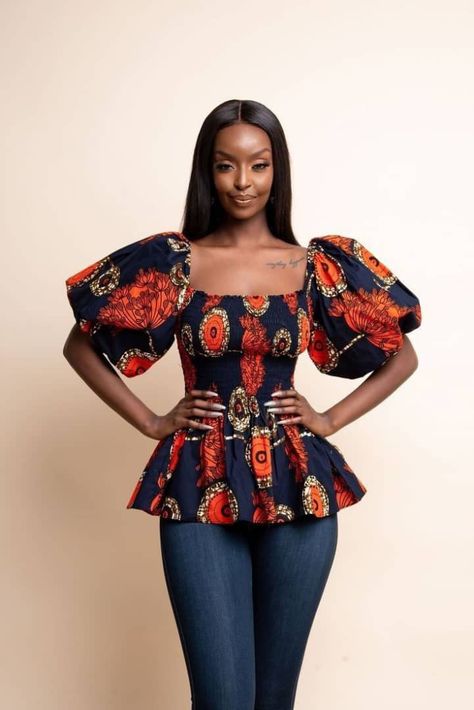 Ankara Shirt, African Print Jumpsuit, African Print Shirt, African Tops, African Print Tops, Traditional African Clothing, African Clothes, Cocktail Club, Club Night