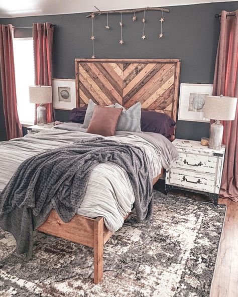 Western Themed Bedroom, Rustic Bedroom Ideas, Western Bedroom Decor, Western Bedroom, Redecorate Bedroom, Remodel Bedroom, Rustic Bedroom, Aesthetic Bedroom, Dream Rooms