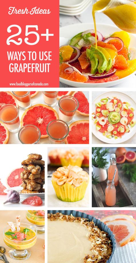 Ways To Use Grapefruit, Recipes Using Grapefruit, Grapefruit Recipes Dinner, What To Do With Grapefruit, Recipes With Grapefruit, Grapefruit Recipe, Grapefruit Jam, Grapefruit Uses, Tropical Fruit Recipes