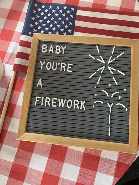 4th Of July Letterboard Baby, May Letter Board Ideas, Felt Word Board Ideas, Letterboard Ideas Summer, Superbowl Letter Board, 4th Of July Message Board Quotes, Memorial Day Letter Board, 4th Of July Letterboard Quotes, 4th Of July Letterboard