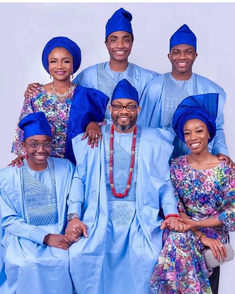 African Family Photoshoot, Family Photoshoot Ideas, Ankara Outfits, 2piece Outfits, Black Families, Family Photo Outfits, African Design Dresses, African Design, Beautiful Family