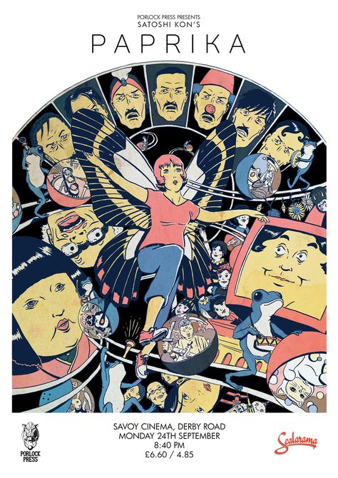 Paprika Anime, Satoshi Kon, Scott Pilgrim Comic, Posters Aesthetic, Comics Illustration, Home Canvas, Kawaii Room Decor, Anime Poster, Movie Posters Minimalist