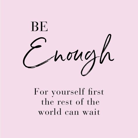 "Be enough for yourself first, the rest of the world can wait" . . #quoteoftheday #quotes #motivation #inspiration #love #instagood #lifestyle #instaquote #quote #tvsn #lovetvsn Be Enough For Yourself First Quote, Be Enough For Yourself First, Be Enough For Yourself, The World Can Wait, Fav Quotes, Thoughts Quotes, Wallpaper Quotes, Motivation Inspiration, Daily Inspiration