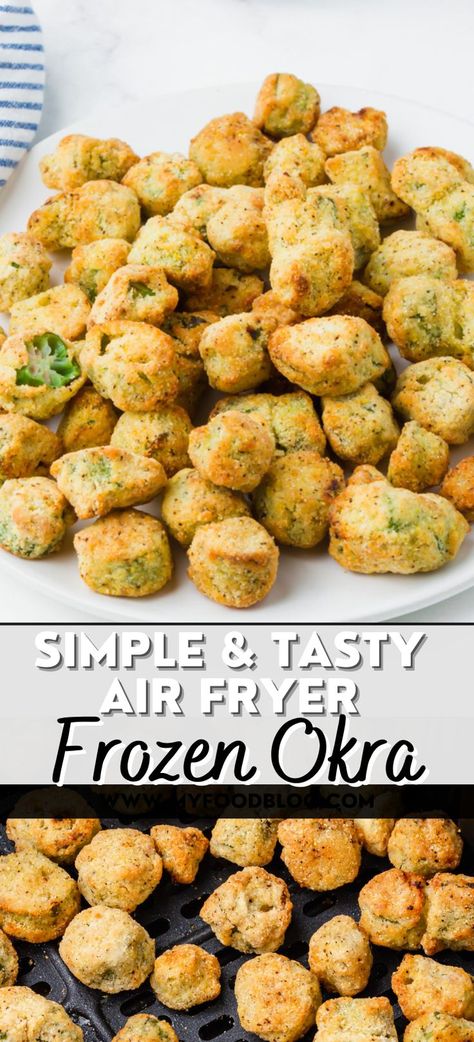 Air Fry Frozen Breaded Okra, Air Fried Okra Frozen, Oven Fried Okra Frozen, How To Fry Frozen Okra, Air Fry Frozen Okra, Air Fryer Frozen Okra Recipes, Frozen Breaded Okra In Air Fryer, Frozen Fried Okra In Air Fryer, Frozen Okra In Air Fryer