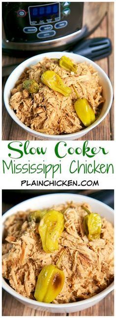 Chicken Au Jus, Ranch Butter, Chicken Slow Cooker, Mississippi Chicken, Mississippi Roast, Pot Roast Recipe, Pepperoncini Peppers, Pepperocini Recipes, Slow Cooked Meals