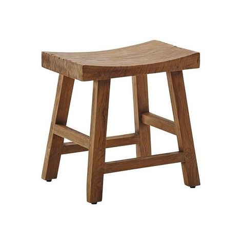 The charming Charles Stool is made of reclaimed teak wood from old houses and fisher boats, and will appear with reparations and fillings. Scandinavian Design House, Sika Design, Organic Furniture, Chaise Metal, Furniture Board, Wooden Stool, Dining Stools, Open Bar, Wooden Stools