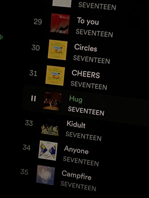 Seventeen Songs Spotify, Seventeen Song Lyrics Wallpaper, Listening To Kpop Aesthetic, Going Seventeen Aesthetic, Campfire Seventeen, Seventeen Songs Wallpaper, Seventeen Spotify Lyrics, Svt Icons Aesthetic, Svt Spotify