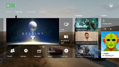 Xbox Home-screen Concept Gold Halo, I Am Game, Xbox One, Inspire Me, Destiny, Xbox, The Year, Screen, For Sale