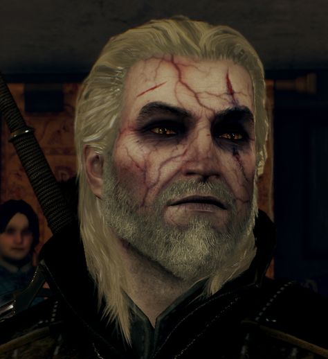 The Witcher 3 Icon, Geralt Armor, Witcher 3 Art, Witcher 3 Geralt, Witcher Wallpaper, Greece Mythology, Character Studies, The Witcher Wild Hunt, Facial Scars