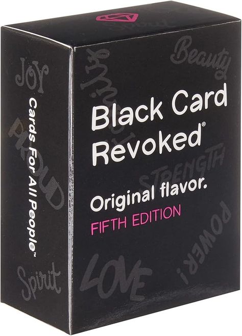 Amazon.com: Black Card Revoked 5 - Original Flavor : Toys & Games Black Card Revoked, Adult Game Night, Dinner Party Games, Fun Questions, For The Culture, Joy Cards, Dance Sing, Black Church, Playing Card Games