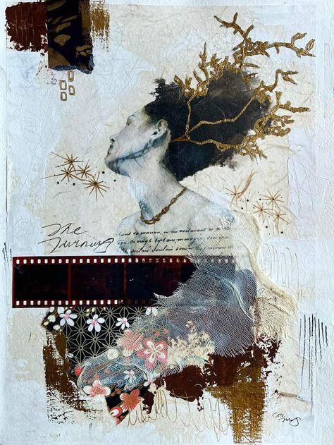 Mixed Media Art Techniques, Watercolor Sketchbook, Collage Artwork, Expressive Art, Mixed Media Artwork, Sketchbook Inspiration, Instagram Art, Art Journal Pages, Teaching Art