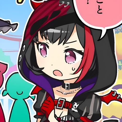 Bandori Comic, Ran Mitake Icon, Ran Bandori, Dream Comic, Bandori Pfp, Ran Mitake, Muse Dash, Boogie Wonderland, Pastry Cookie