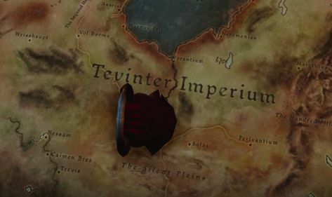 So, I never realized at the end of Trespasser when the Inquisitor stabs the map, there is an area in Tevinter named, SOLAS. How did I not notice this before? I remember him saying something about Tevinter being built on the bones of his people, hmmmmm....the more I find out the more nothing makes sense lol Lucanis Dellamorte Aesthetic, Morrigan Dragon Age Aesthetic, Dragon Age Tevinter, Tevinter Aesthetic, Lucanis Dellamorte, Dragon Age Aesthetic, Dragon Age Qunari, Inquisitor Lavellan, Morrigan Dragon Age