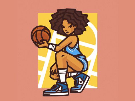 Basketball Player Drawing, Basketball Tutorial, Stocking Art, Basketball Painting, Drawing Amazing, Girl Basketball, Basketball Drawings, Basketball Clipart