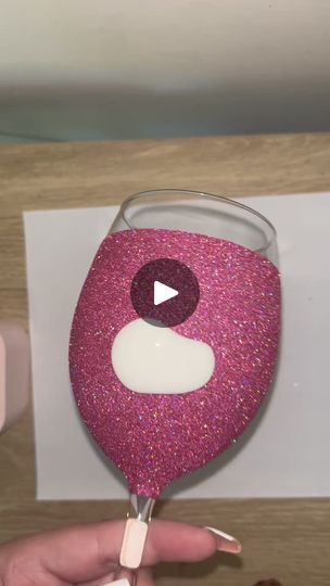 142K views · 1.4K reactions | Adding a different colour over the entire glass to make it a Peek-a-boo wine glass, it will need another coat as you can still see flashes of the pink 🖤💖 #asmnsounds #satisfyingvideos #satifying #satisfaction #fyp #reels #adsonreels #viral #reelsfb #OMG | Glass That Glitters | Pace Randolph · Waves Peek A Boo, Crafting Ideas, The Pink, Wine Glass, Different Colors, Make It, Craft Ideas, Glitter, Wine