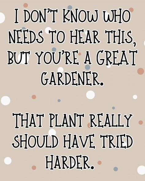 Try Harder Quotes, Plant Jokes, Gardening Memes, Seed Exchange, Spring Funny, Funny Text Memes, Birthday Card Sayings, Plants Quotes, Sprinkle Party