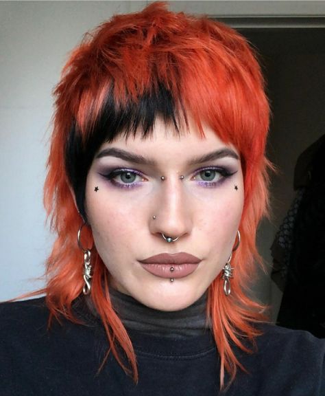 Punk Hair, Fresh Hair, Shot Hair Styles, Edgy Hair, Alternative Hair, Haircut And Color, Hair Crush, Mullet Hairstyle, Hair Inspiration Color