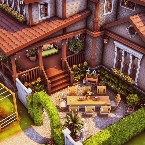 Hello Lovelies! 💮🐞 I finished another BaseGame Home! This time it's a bit bigger and perfect for 8 Sims. There's a pool, a garage you can use as hobbyroom and so much more! It's time to move in! 🎉 There's also a Speebuild for this BaseGame Build on my YouTube Channel -> Link in Bio 🍀 And it's in the gallery! 🥰 ❤️✨🌺❤️✨🌺❤️✨🌺 ✨ BaseGame Only ✨No CC ✨40x30 (Newcrest) ✨6x🛌 ✨4x🚽 ✨Pool, Garage, Greenhouse ✨Edit done with Photoshop/ Lightroom ❤️✨🌺❤️✨🌺❤️✨🌺 #thesims4builds #thesims4homes #showus... 40 X 30 Sims House, Sims 4 Base Game Backyard, Sims Patio Ideas, Sims Basegame House, The Sims 4 Pool Ideas, Sims 4 Greenhouse Ideas, Ts4 Newcrest, Sims 4 Newcrest Builds, Sims Backyard Ideas