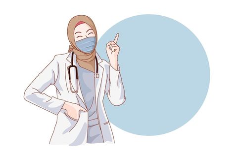 Nursing Classroom, Girl Muslim, Diversity Poster, White Coats, Medical Background, Muslim Girl, Medical Staff, Farewell Gifts, Hijab Girl