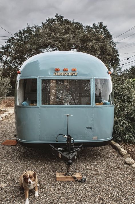 1973 Airstream 24FT Argosy Travel Trailers For Sale in Carpinteria - Airstream Marketplace Painted Airstream Exterior, Argosy Airstream Remodel, Painted Airstream, Argosy Interior, Retro Airstream, Vintage Trailers For Sale, Airstream Argosy, Airstream Camping, Glamping Trailer