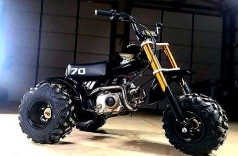 Mini Trike, Honda Trike, Drift Trike Frame, Custom Mini Bike, Mini Motorbike, Homemade Go Kart, Go Kart Plans, Go Kart Buggy, Powered Bicycle