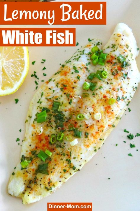 White Fish Recipes Healthy, Baked White Fish, Basa Fish Recipes, White Fish Recipes, Fish Recipes Baked, Fish Dinner Recipes, Salad Greens, Fish Recipes Healthy, Fettuccine Alfredo