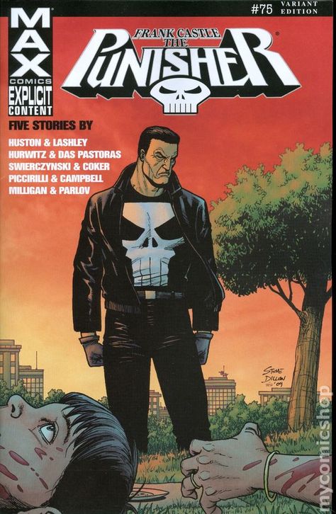 Punisher (2004 7th Series) Max 75B  Marvel Comics Modern Age Comic book covers Super Heroes  Villians The Punisher Comic, Punisher Comic Book, Punisher Comics, Steve Dillon, Jae Lee, Marvel Knights, Punisher Marvel, The Punisher, Marvel Series