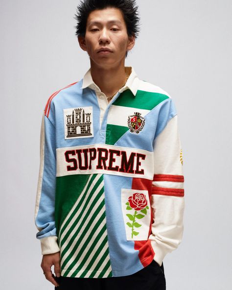 Fall/Winter 2023 Lookbook – Supreme Jersey Packaging, New York Streetwear, 2023 Lookbook, Sport Shirt Design, New York City Map, Gore Tex Jacket, Polo Tees, Classic Jacket, Chore Jacket