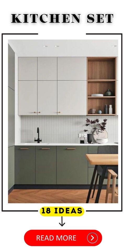 Small spaces deserve big ideas. Explore kitchen set ideas specially curated for compact homes. Witness how minimalism can make a significant impact on your small culinary haven Kitchen Set Small Spaces, Kitchen Set Ideas, Kitchen Set Minimalist Small Spaces, Marvel Kitchen, Kitchen Setup, White Farmhouse Sink, Modern Minimalist Kitchen, Bold Kitchen, Kitchen Set Up