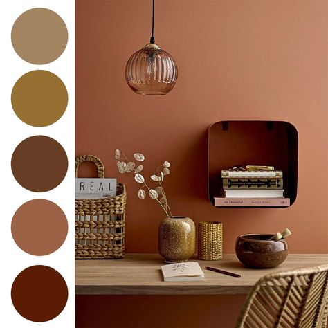 #interiordesign #interior #trend #colorpalette #içmimarlık #mood #moodboards #boards #fashiondesign Rust Office Decor, Warm Office Colors, Terracotta Mood Board, Terracotta Office, Terracota Interior, Autumn Interior Design, Wellbeing Space, Burnt Orange Decor, Scandi Bedroom