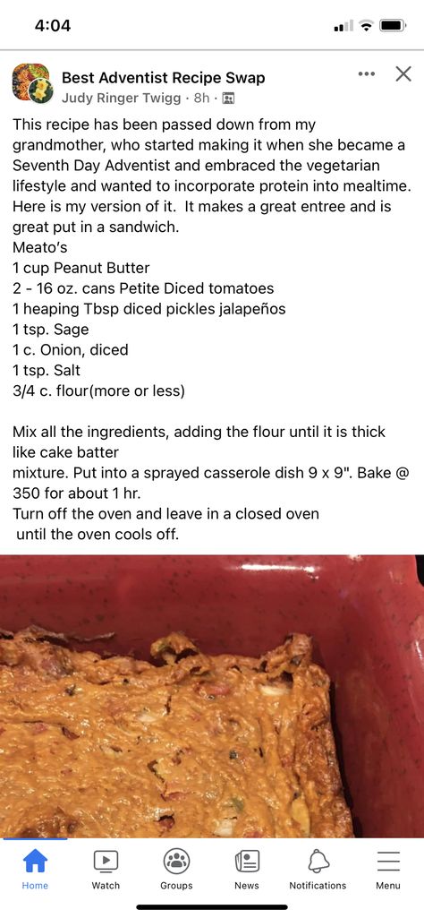 Seventh Day Adventist Recipes, Sda Recipes, Adventist Recipes, Vegetarian Lifestyle, Seventh Day Adventist, Veggie Burgers, Veggie Burger, Diced Tomato, Meal Ideas