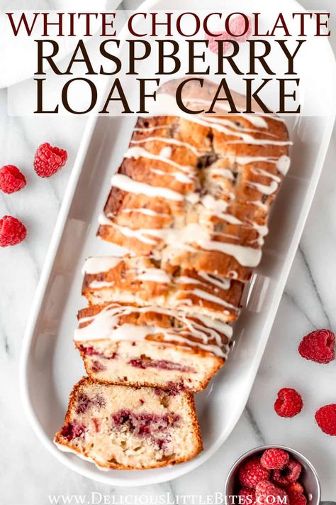 Raspberry White Chocolate Loaf, Raspberry Loaf Bread, Valentine’s Day Bread Loaf, Valentine Loaf Cake, Loaf Ideas Baking, Raspberry White Chocolate Loaf Cake, White Chocolate Raspberry Loaf Cake, Raspberry White Chocolate Recipes, Cake Loafs Recipes