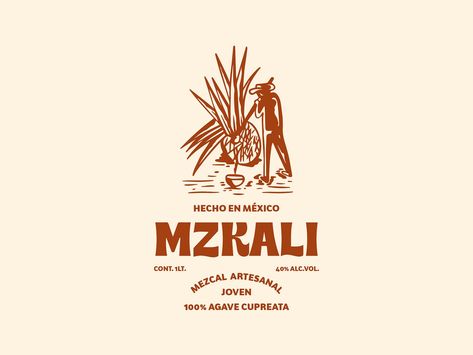 Mezcal branding @gaswey by Mike Cortes on Dribbble Mezcal Branding, Mezcal Brands, Logo Creation, Tequila, Innovation Design, Logo Branding, Global Community, Creative Professional, Concept Design