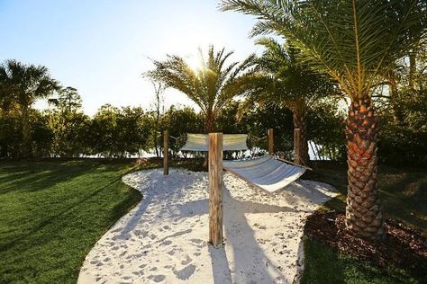 Beach Area In Backyard, Sand Area In Backyard, Sand In Backyard, Sand In Backyard Ideas, Private Beach Ideas, Homemade Beach In Backyard, Above Ground Pool Area Ideas, Sand Backyard Ideas, Backyard Tanning Area