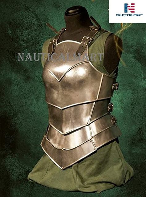 Metal Armor, Armor Drawing, Armor Dress, Viking Armor, Armor Tattoo, Armor Plate, Knight Costume, Larp Armor, Female Armor