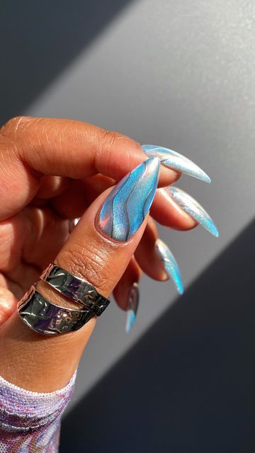 Horror Nails, Gel Paint, Trending Nails, Viral On Tiktok, Eye Nails, Liner Brush, Magnetic Nails, Dope Nail Designs, Cat Eye Gel